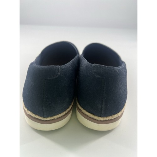 Clarks Serena Paige Shoes Women Sz 7.5 Slip On Espadrille Suede Nautical Cruise - Picture 7 of 10