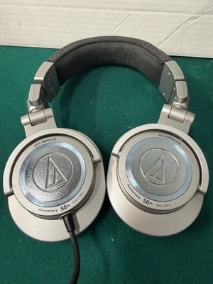 Audio-Technica ATH-M50s/LE 50th Anniversary Silver Limited Edition Headphones