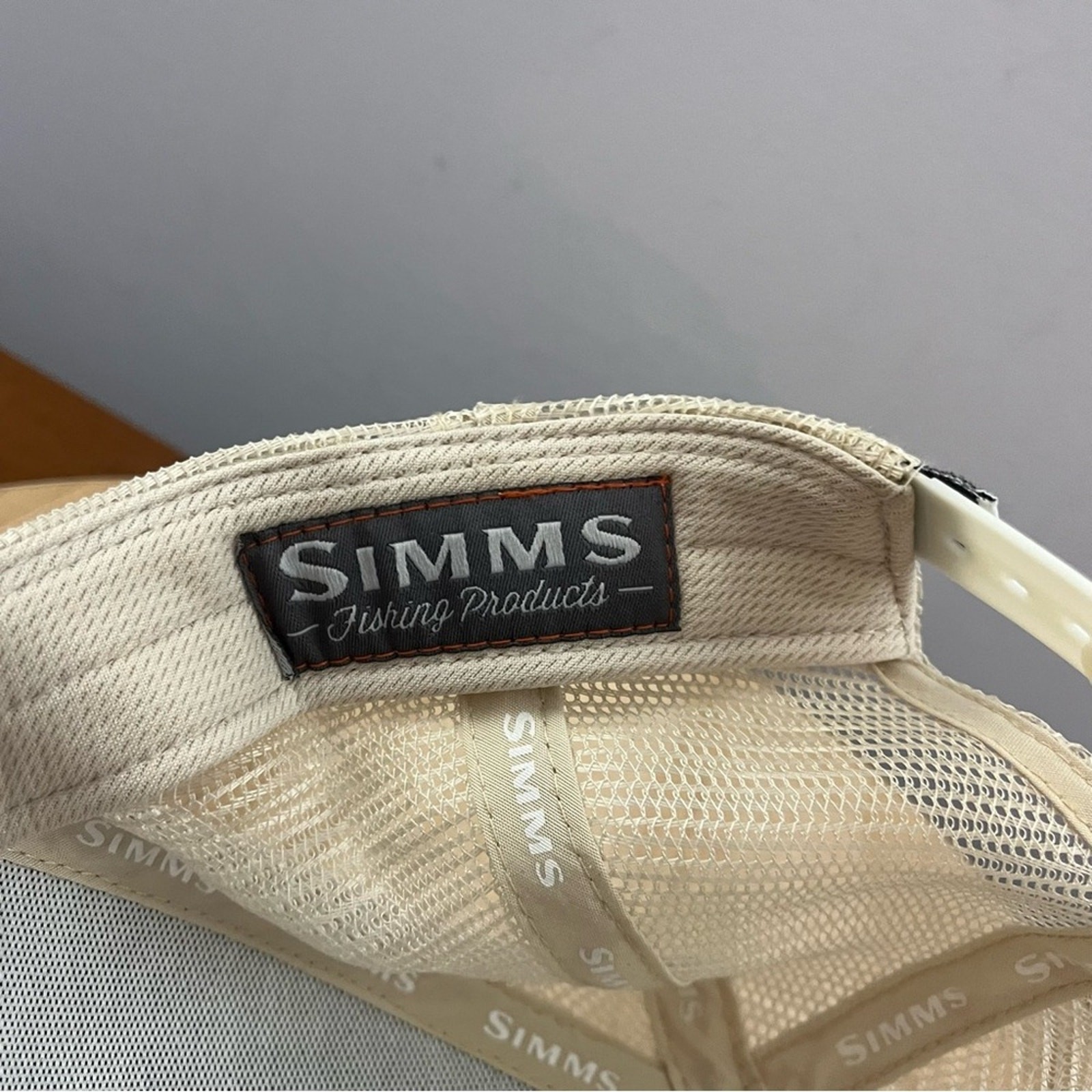 Simms Trout Patch Trucker Hat Mesh SnapBack Fishi… - image 7