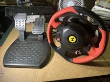 Thrustmaster T80 Playstation PS3 PS4 Racing Steering Wheel Clamp & Pedals