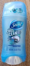 Secret Invisible Solid Deodorant Chill Ocean 2.6 oz 73g