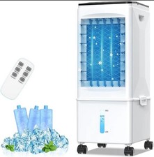 Evaporative Air Cooler Mobile Air Conditioners 9.5L AC Unit Tank Timer Remote