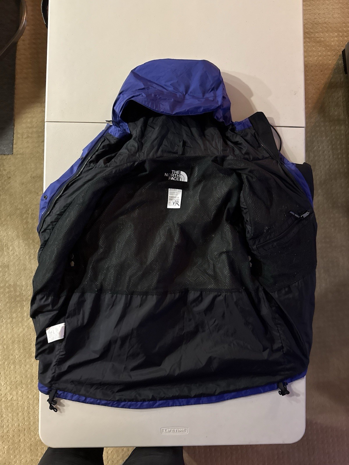 THE NORTH FACE Jacket 90s Vtg Gore Tex Mountain Guide Royal Blue Women’s M RARE! image 5