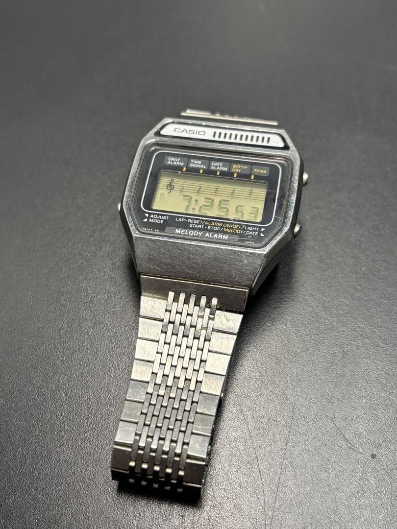 【稼働品】CASIO カシオ オールド ヴィンテージ 希少品腕時計 H111 CASIO Casio old vintage wristwatch H111 working CASIO KAZIKI