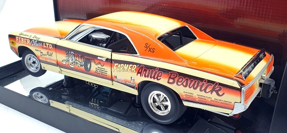 Highway 61 1/18 Scale Diecast 50024 - 1966 Pontiac GTO Drag Car A.Beswick - Image 2 of 4