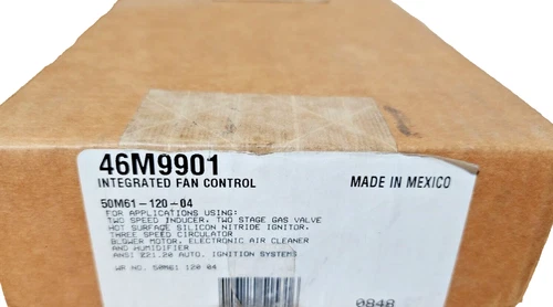 Emerson 50M61-120-04, 50M61-120 Furnace Control Circuit Board 46M9901