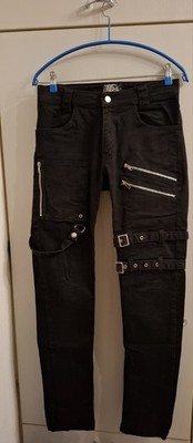 Vixxsin Gothic Jeans, Modell ''Ice Breaker'',  Gr. 30/34, Schwarz