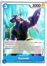 Kuroobi OP14-045 Uncommon The Azure Sea's Seven One Piece NM