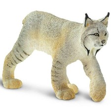 Safari Ltd Lynx Figurine Hand Painted Big Cat Wild Animal Toy Figure 181829 NEW