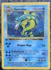 Pokémon TCG Gyarados Base Set Shadowless 1st Edition Holo Rare 6/102 1999 - DMG