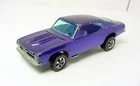 1960s HOT WHEELS REDLINE CUSTOM BARRACUDA METALLIC PURPLE w PURPLE INTERIOR HK
