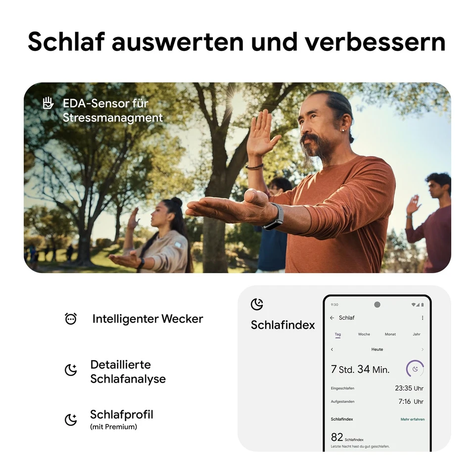 Google Fitbit Charge 6 Aktivitätstracker, 7 Tage Akku, Google Wallet und Maps - Bild 4 von 4