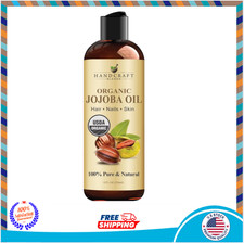 Handcraft Blends USDA Organic Jojoba Oil - Cold-Pressed 8 Fl Oz - 100 Pure...