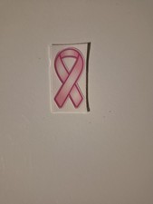 Breast cancer ribbon football helmet decal qu...