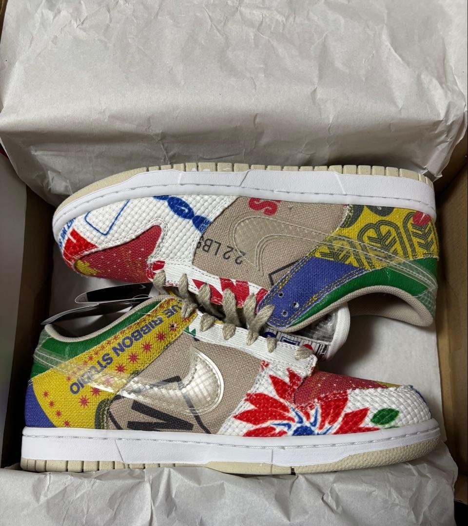 Nike Dunk Low SP City Market Multi Color DA6125-900 Mens US 8.5 Sneakers thumbnail 2