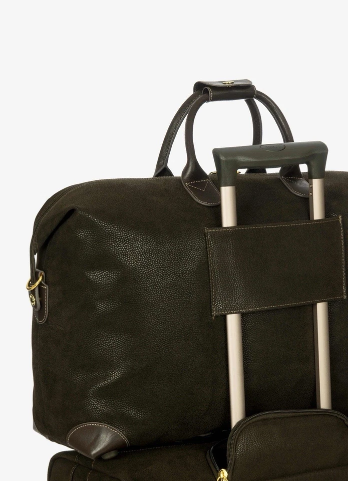 Bric's 21 inch cabin holdall / Weekend Bag - Olive/Brown - Brics UVP 349£ - Bild 3 von 4