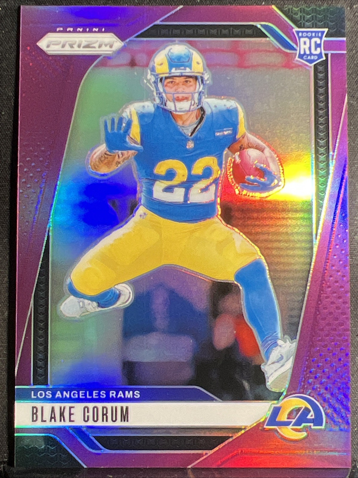 2024 Panini Prizm Rookies Purple Prizm /125 Blake Corum #308 Rookie RC