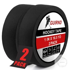 Hockey Tape, 2 Roll Strong Adhesive Goon Tape, Multipurpose Cloth Tape 1 Inch