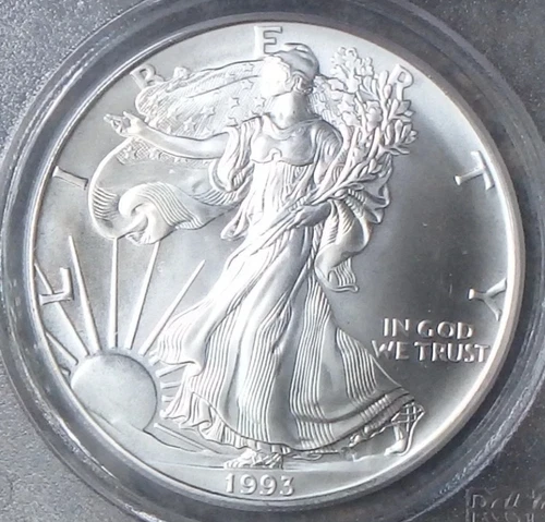 1993 PCGS MS68 WTC Ground Zero Recovery 9-11-01 Silver Eagle