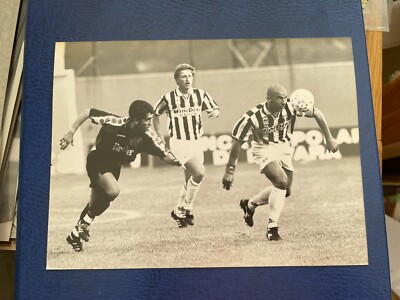 Photo Originale De Gianluca Vialli – Juventus Vs Napoli, Serie A 1995 – Format 25x20cm