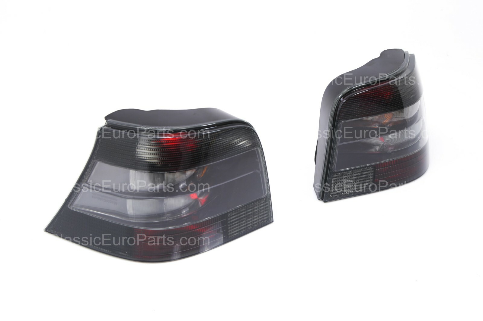 Euro spec E code Smoked / Dark taillight set for VW Golf Rabbit 