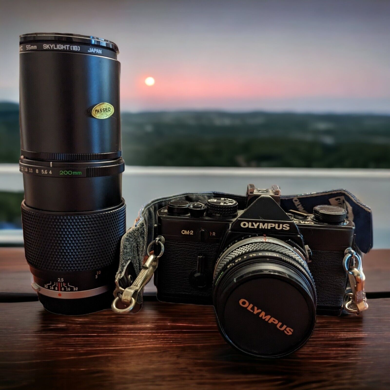 Olympus OM-2 35mm SLR Film Camera with 50 mm lens Kit for sale 