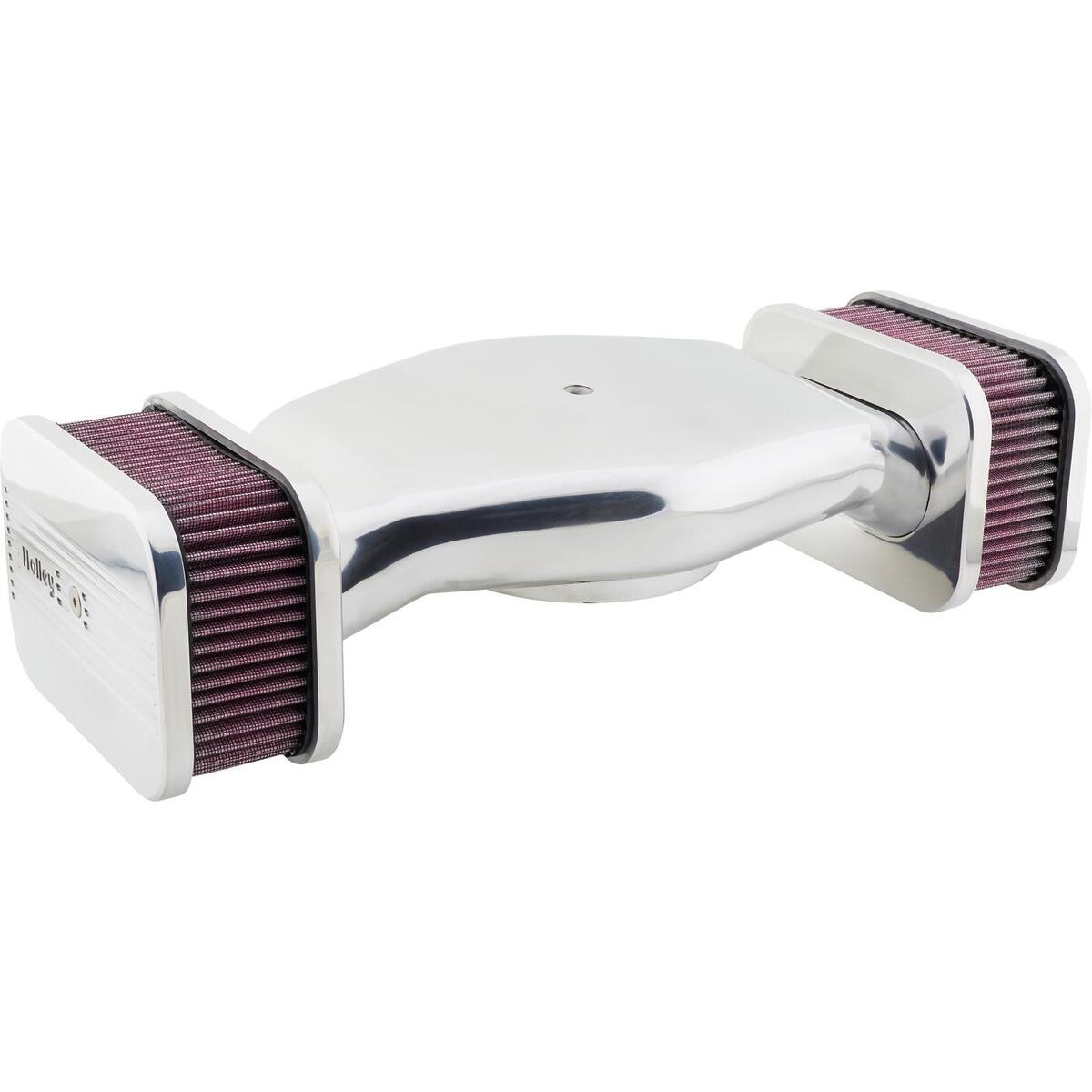 スター64280 Holley エアクリーナー ジャンク品 Holley 64280 Polished Aluminum Hi-Tek Low Profile Air