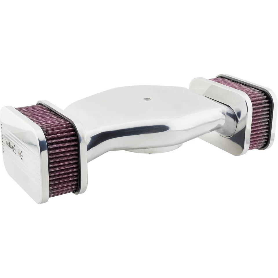 Holley 64280 Polished Aluminum Hi-Tek Low Profile Air Cleaner Filter Assembly - Image 2 of 4