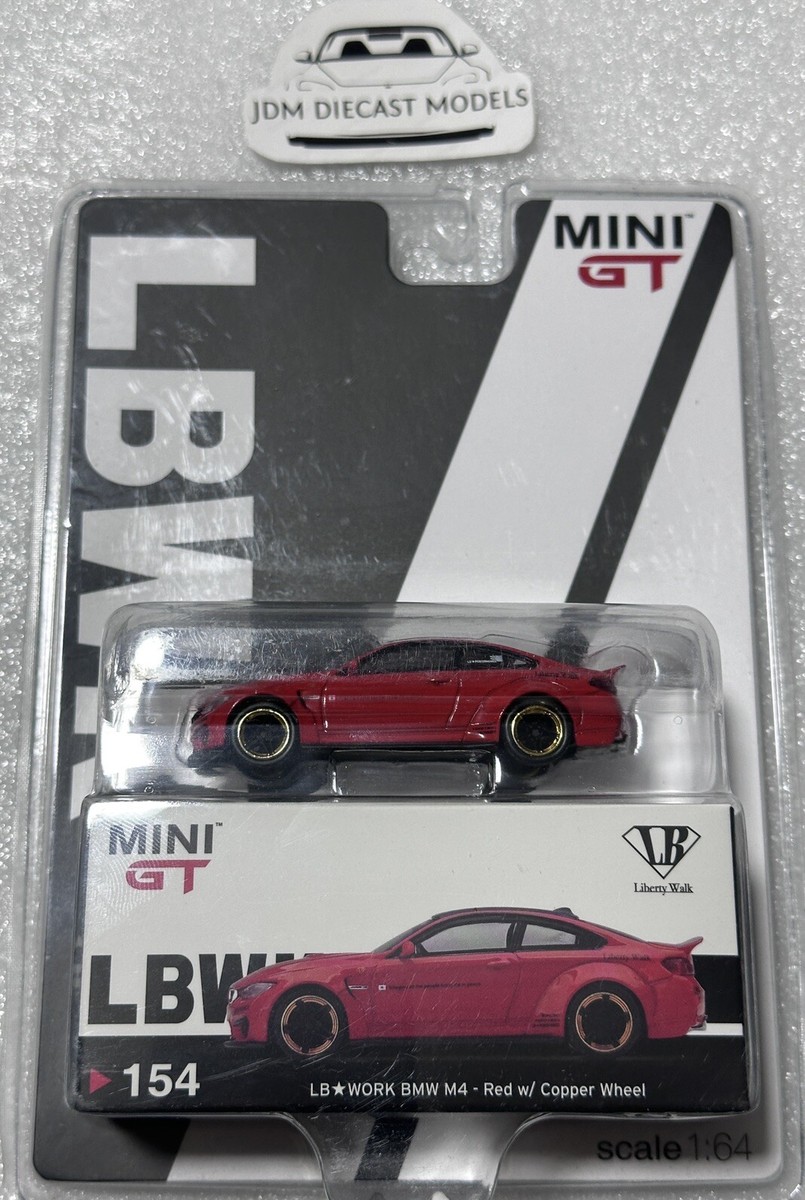 MINI GT LB☆WORK BMW M4 レッド 154 MINI GT 154 LB WORKS BMW