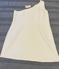 A New Day NWT One Shoulder White Dress Size XXL/2XL
