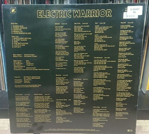 T. Rex - Electric Warrior / Germany Cube red label LP 6.26267 - Picture 2 of 6