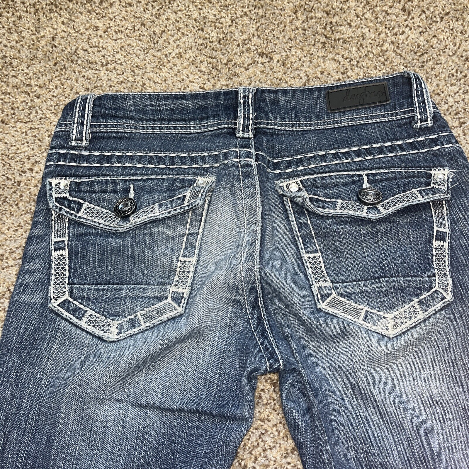 Daytrip Virgo Bootcut Denim Size 27XL  (29x34) Flap Pocket Thick Stitch - View 13