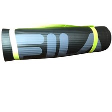 FILA Yoga Mat Sling Carrying Handle Fitness Foam Stretching Pad 3/8" Thick 10mm