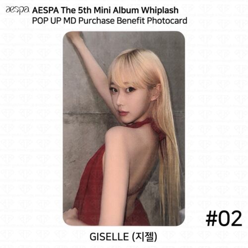 Tarjeta fotográfica benéfica Aespa quinto mini álbum latigazo cervical POP UP MD KARINA WINTER KPOP - Imagen 4 de 26