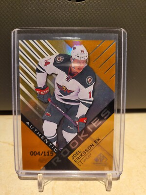 2016-17 SP Game Used Authentic Rookies Joel Eriksson Ek Orange /115