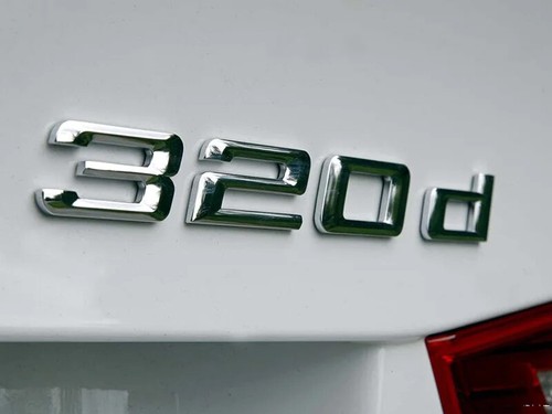 3D ABS Black 316d 318d 325d 328d 330d 320d Emblem Letter Sticker Car Trunk Badge - Picture 17 of 25