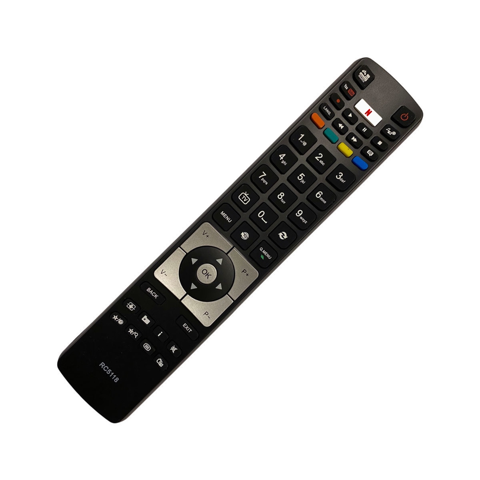 Thumbnail - Ersatz Tv Fernbedienung Für Telefunken Celed55b3 Fernseher