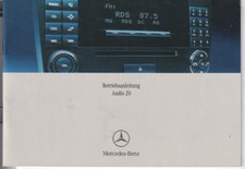 MERCEDES AUDIO 20 Manuale Istruzioni 2003 Manuale Uso e Manutenzione 209 CD RADIO TEL RN