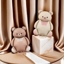 Huge 3D Matte Teddy Bear Foil Birthday Party Reusable Balloon Decor Helium Air