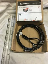 Lenovo Security Cable Lock With Key 57Y4303 NIB Free Shipping
