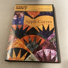 Sewing With Nancy Appli-Curves DVD Elaine Waldschmitt