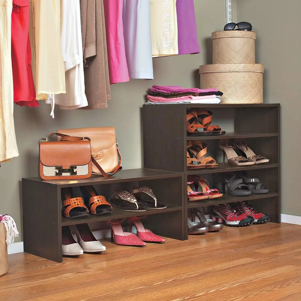 Closetmaid 8995 Stackable 24-Inch Wide Horizontal Organizer, Espresso - Image 2 of 4