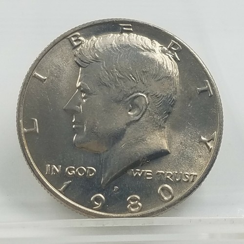 1980 P Kennedy Half Dollar | BU | Philadelphia | Business Strike Kennedy - 第 1/2 張圖片