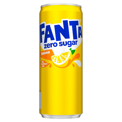 Fanta Zero Sugar Lemon (24 x 0,33 Liter Dosen NL)