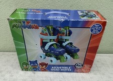 PlayWheels PJ Masks Beginner Quad Roller Skates w/Toe Brake Sz. 10-13 Adjustable