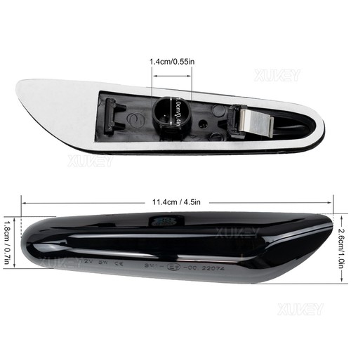 For BMW E82 E87 E90 E92 E60 E46 LED Fender Side Marker Light Blinker Turn SIgnal - Picture 8 of 9