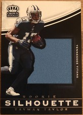2017 Crown Royale Jumbo Rookie Silhouette Jerseys Taywan Taylor #39
