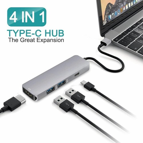 USB Type C Hub Adapter USB 3.0 4K HDMI SD/TF Card Reader For Mackbook PC - Picture 13 of 28
