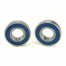 TRB RC 10x22x6mm Precision Ball Bearings ABEC 3 BLU Rubber Seals (2)