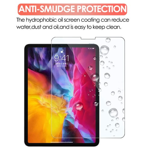 2X 9H HD Tempered Glass Screen Protector For Apple iPad Pro 11 10.2 9.7 6 Air 11 - Picture 3 of 12